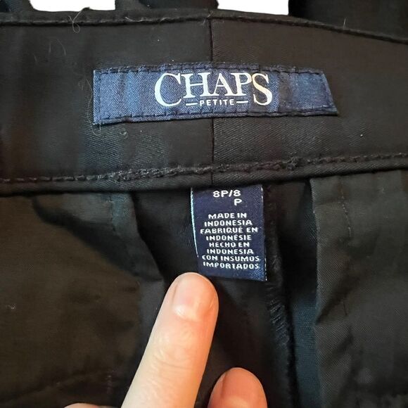 NWT! Chaps perfectly polished black pants - Picture 4 of 10